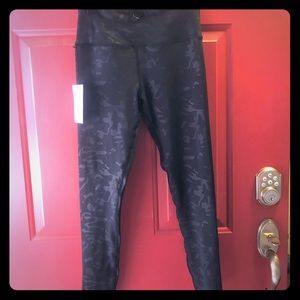 ZYIA BLACK CAMO TIGHTS